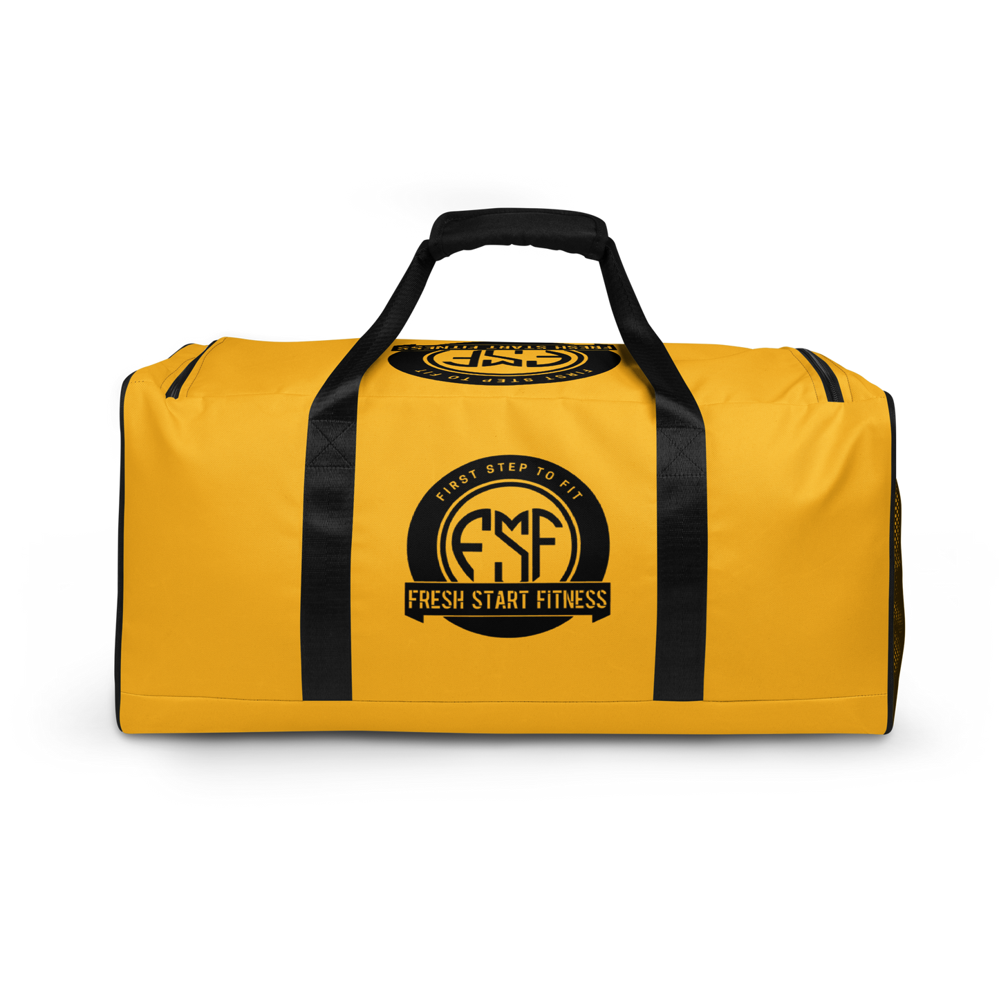 Fresh Start Fitness Gold Duffle Bag