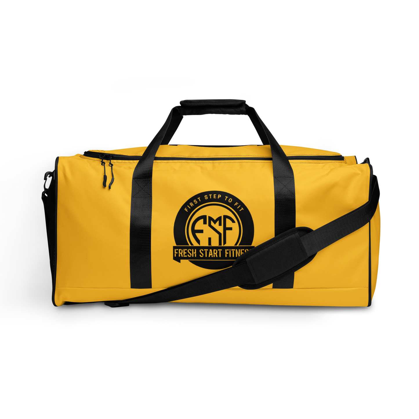 Fresh Start Fitness Gold Duffle Bag