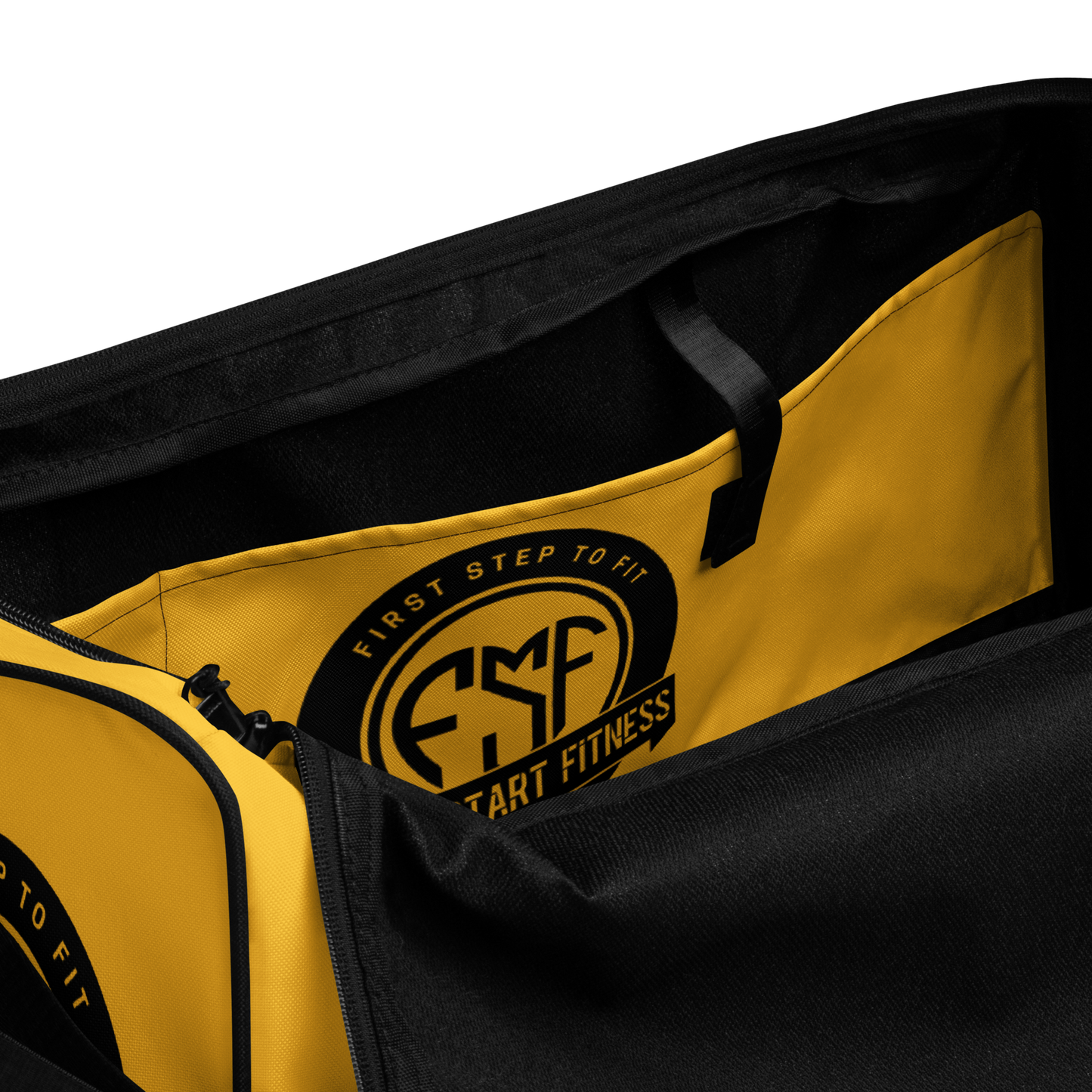 Fresh Start Fitness Gold Duffle Bag