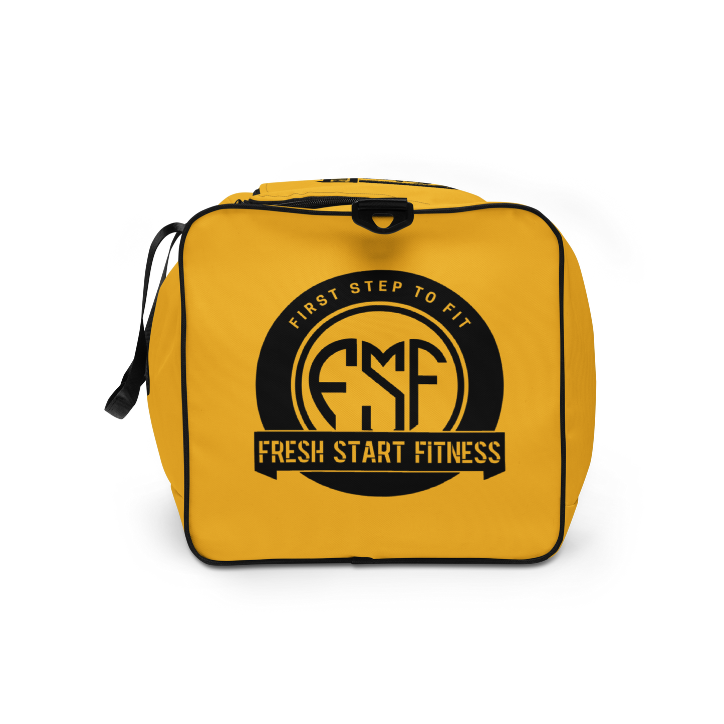 Fresh Start Fitness Gold Duffle Bag