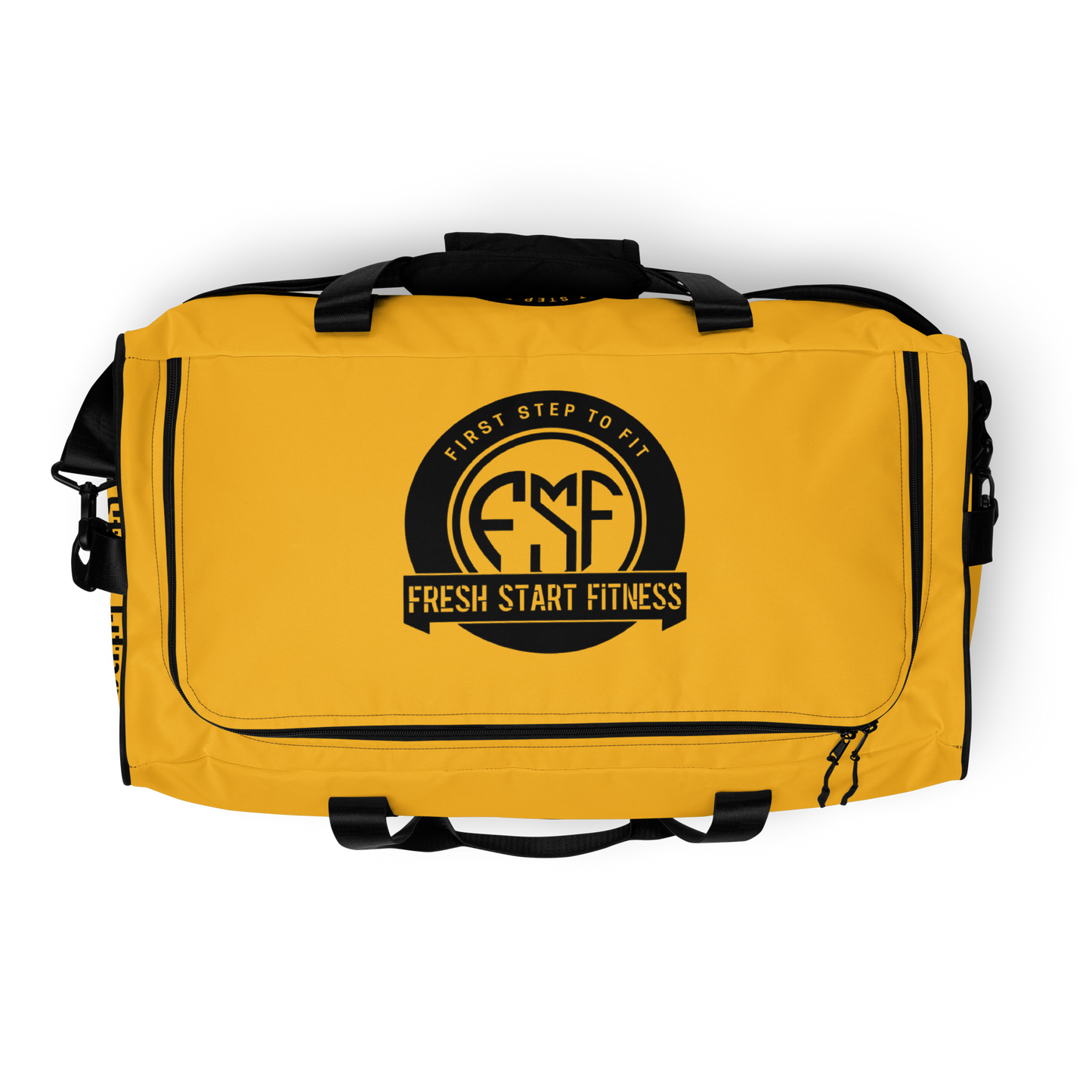 Fresh Start Fitness Gold Duffle Bag