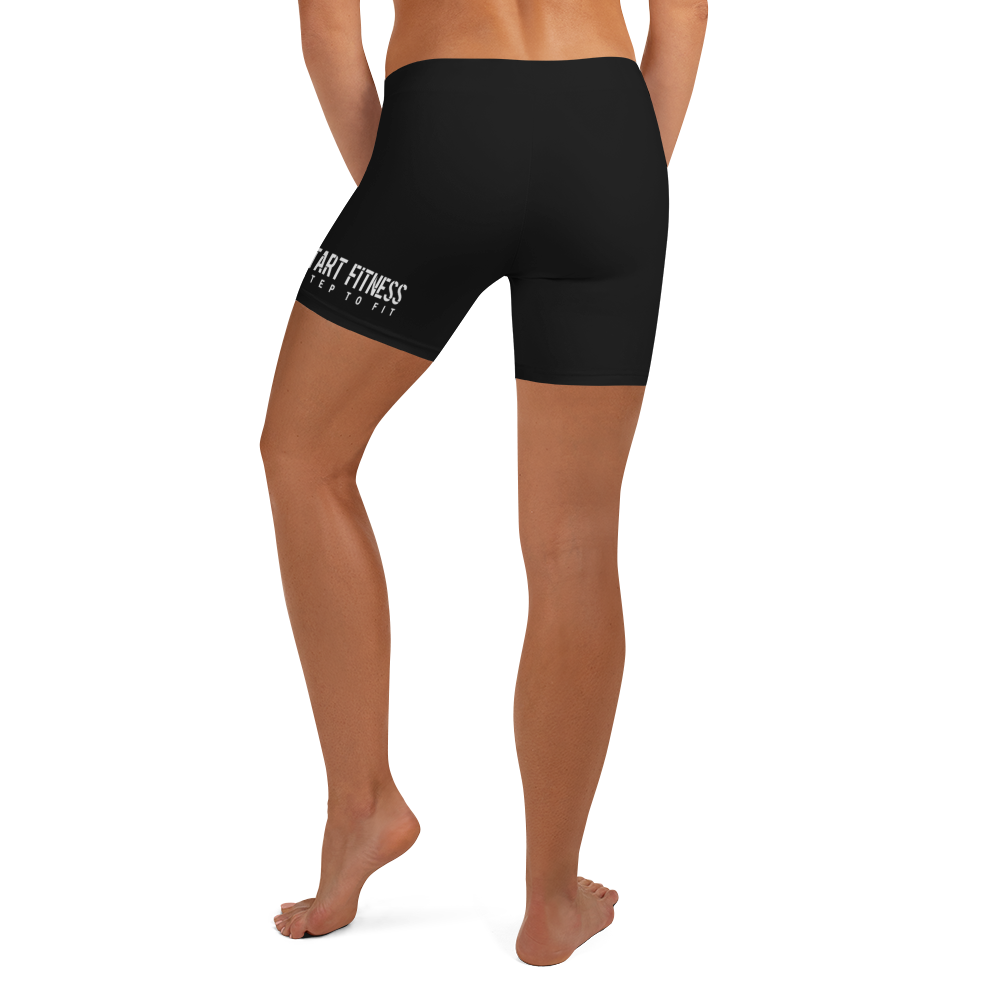 Fresh Start Fitness Text Women's Black Shorts