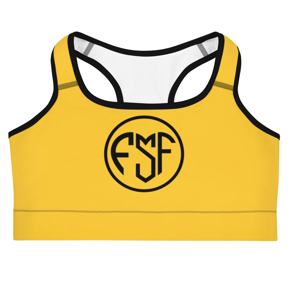 FSF Gold Sports bra