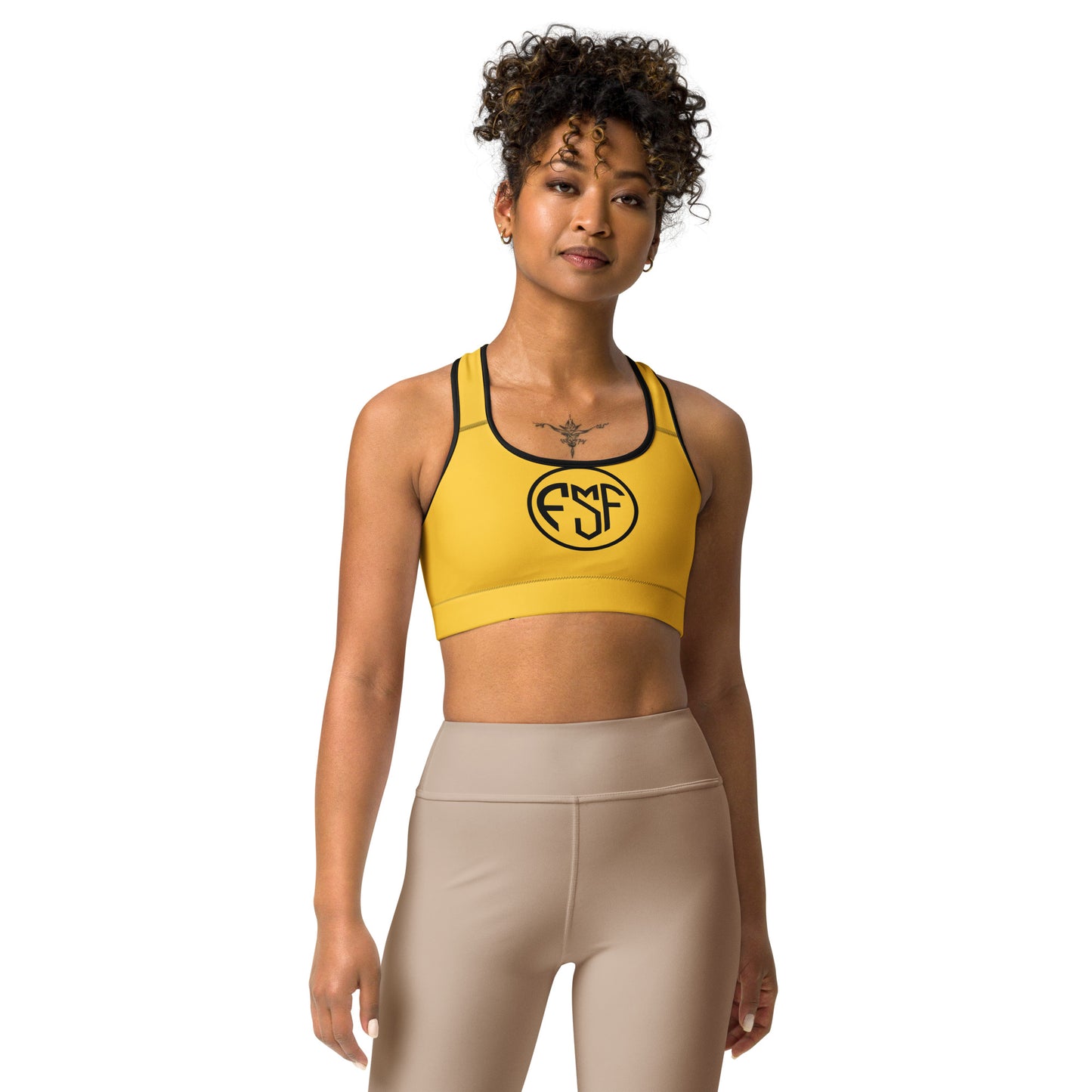 FSF Gold Sports bra