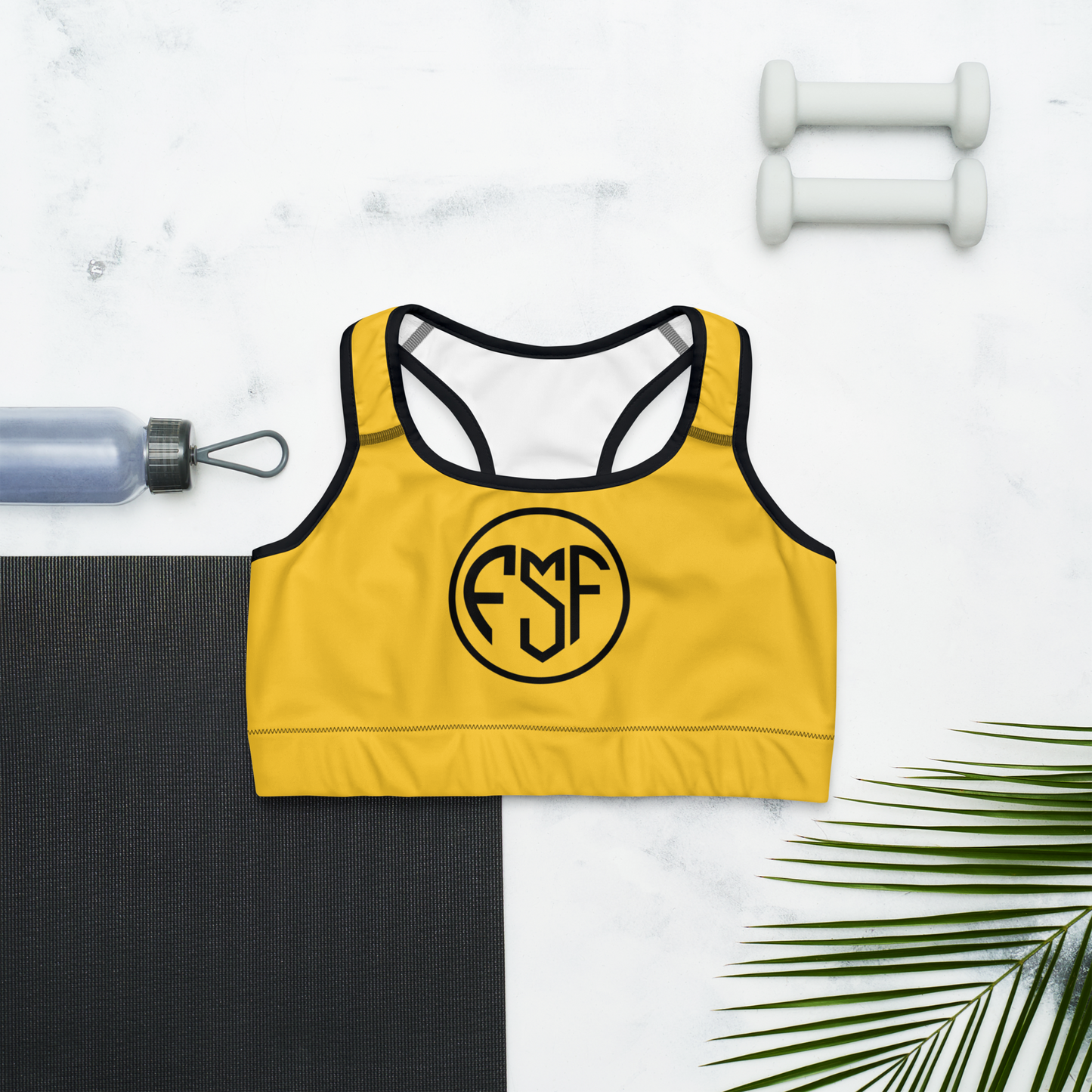 FSF Gold Sports bra