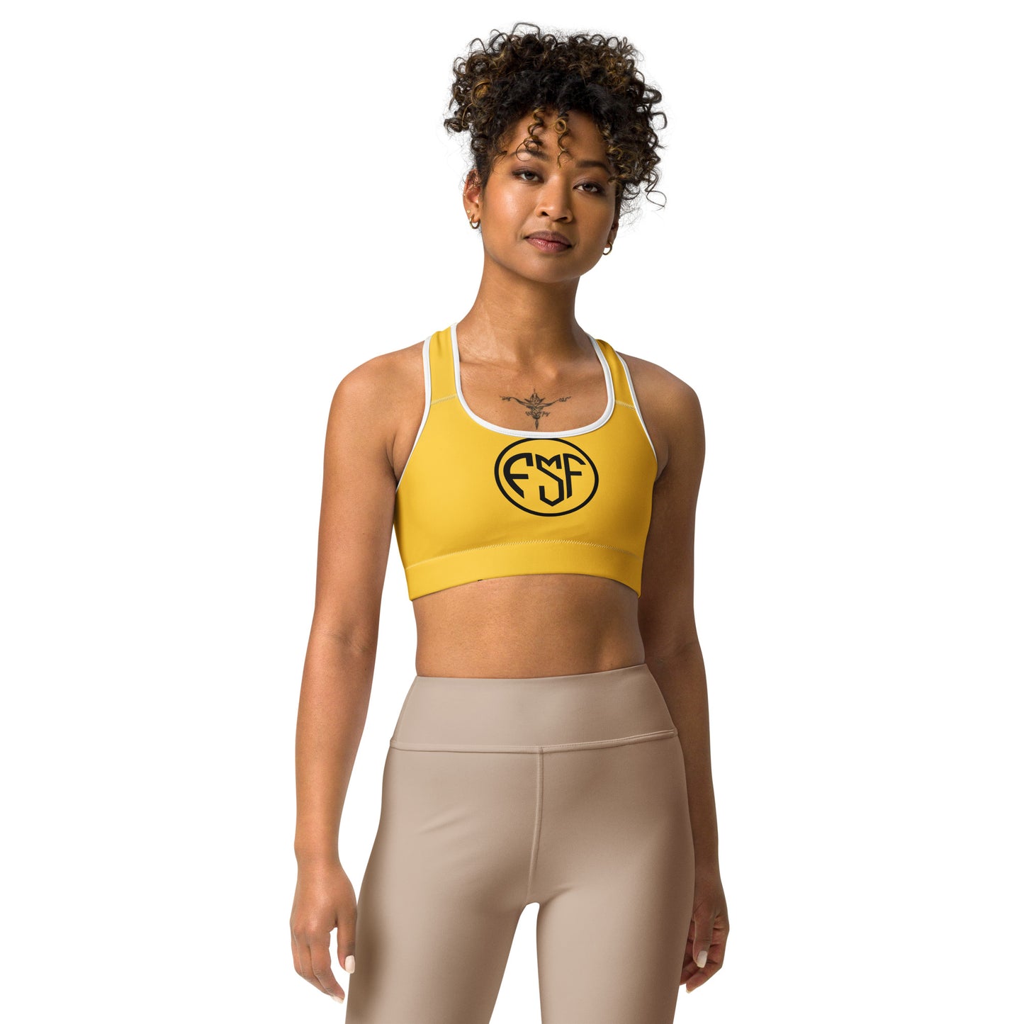 FSF Gold Sports bra