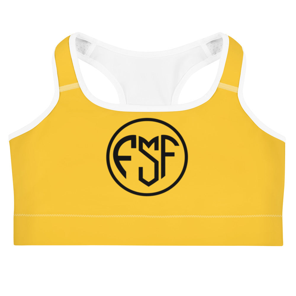 FSF Gold Sports bra