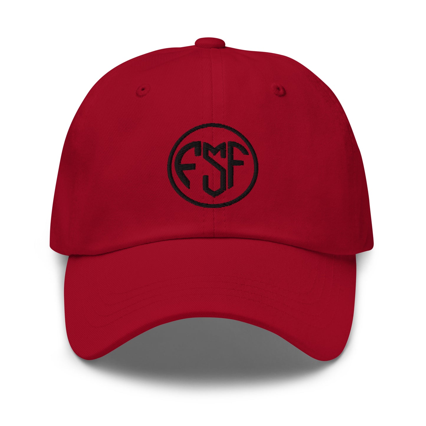 FSF Embroidered Dad Hat w/ Blk Logo