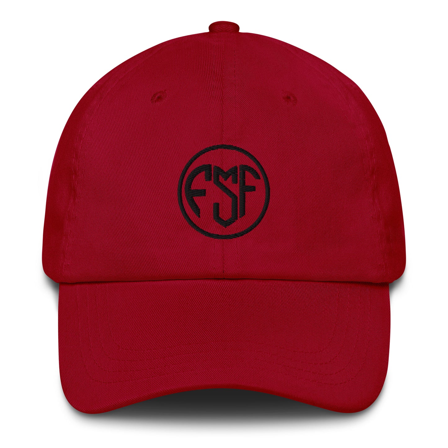 FSF Embroidered Dad Hat w/ Blk Logo