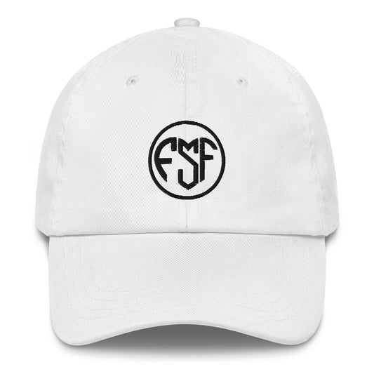 FSF Embroidered Dad Hat w/ Blk Logo