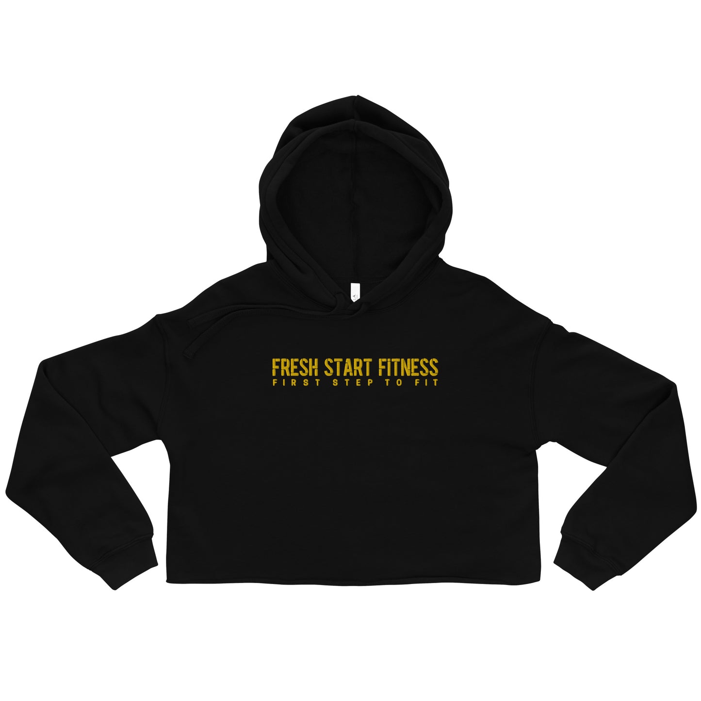 Fresh Start Fitness Crop Hoodie